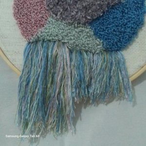 New hand crafted needlepoint abstract